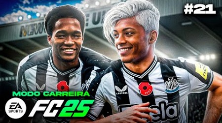 ENDRICK NOVA CONTRATAÇÃO DO NEWCASTLE, BINHO E ENDRICK NA CHAMPIONS - MODO CARREIRA JOGADOR FC25 #21