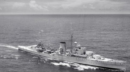 HMS Ajax - Fighting Graf Spee and Italian Destroyers