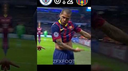 Man city vs Barcelona 2014 ucl round of 16 leg 1 + 2 #football #short