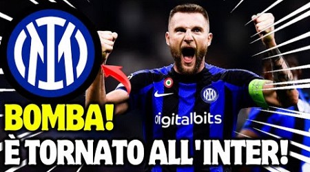 MAMMA MIA! E&#39; TORNATO CON I NERAZZURRI! I TIFOSI STANNO FESTE! NOTIZIE DELL&#39;INTER