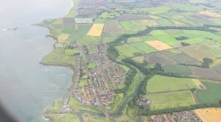 Landing at Newcastle Airport