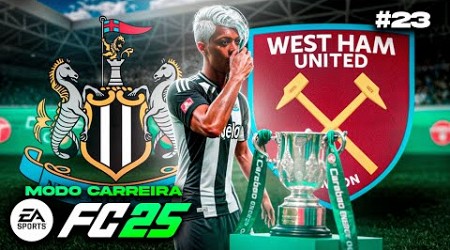 ACABOU! A GRANDE FINAL COM O NEWCASTLE!!! OBRIGADO POR TUDO! - MODO CARREIRA JOGADOR FC25 #23