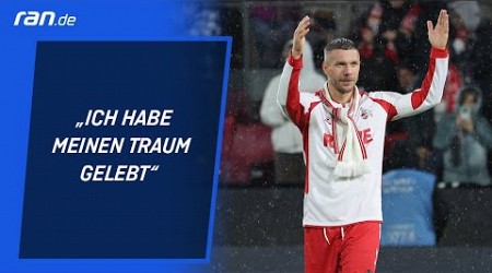 Gänsehaut! Podolskis emotionale letzte Worte an die Fans