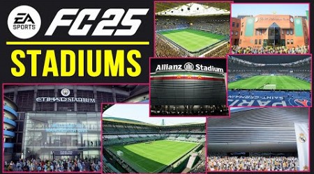 EA SPORTS FC 25 | ALL 125 LICENSED STADIUMS ft. NEW &amp; MORE