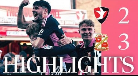 Extended Highlights: Cheltenham Town vs Swindon Town