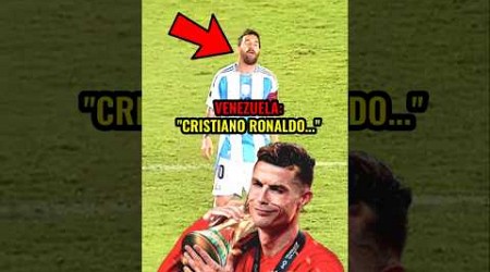 VENEZUELA &quot;METIÓ GOLAZO&quot; Y LE GRITAN A MESSI EL NOMBRE DE CRISTIANO!!!