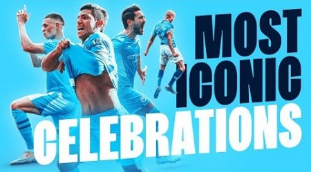 Greatest Goal Celebrations | Iconic Man City Goal Reactions