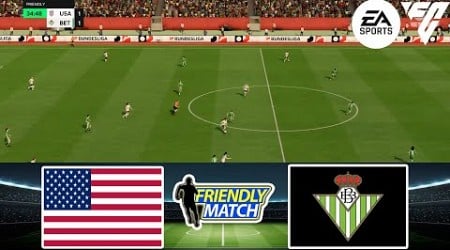 FC 24 - USA W vs Real Betis W 11/10/2024 - Friendly Match - Gameplay PS5