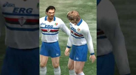 Laundrup vs Sampdoria final UCL 91/92 #pes #pes6 #winningeleven #shorts