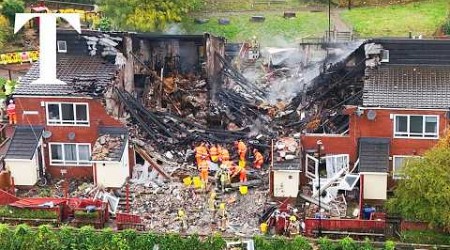 Newcastle explosion: boy, 7, dies after blast destroys house