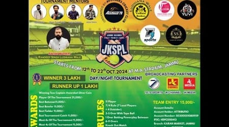 DAY 5 || JAMMU &amp; KASHMIR STREET PREMIER LEAGUE 2024 || JAMMU