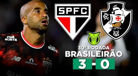 SÃO PAULO VENCE O VASCO COM SHOW DE LUCAS MOURA! SÃO PAULO 3 x 0 VASCO Brasileirão | Narração