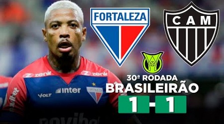 FORTALEZA TEM DOIS EXPULSOS E EMPATA COM O ATLÉTICO MINEIRO! FORTALEZA 1 x 1 ATLÉTICO-MG | Narração