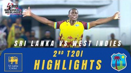 2nd T20I | Highlights | West Indies Tour Of Sri Lanka | 15th October 2024