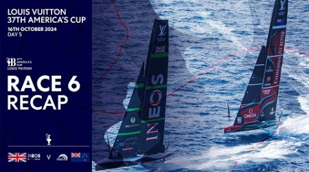 Louis Vuitton 37th America&#39;s Cup Race 6 Recap | INEOS Britannia vs Emirates Team New Zealand