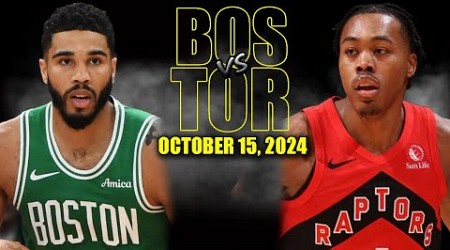 Boston Celtics vs Toronto Raptors Full Game Highlights - October 15, 2024 | NBA Pre Season