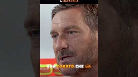 #Totti racconta di quando “litigò” con #Maradona alla partita del cuore... #napoli #roma