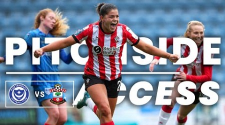 WOMEN&#39;S PITCHSIDE ACCESS: Portsmouth 0-5 Southampton | Derby day DEMOLITION ❤️‍