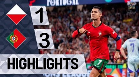 Poland 1-3 Portugal HIGHLIGHTS | UEFA Nations League 2024