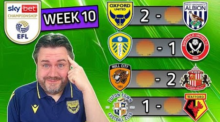 2024/2025 Championship - Week 10 Predictions. Will LEEDS End Sheffield Utd&#39;s Unbeaten Start?