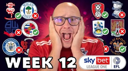 2024/25 League 1 - Matchday #12 Predictions