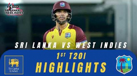 1st T20I | Highlights | West Indies Tour Of Sri Lanka | 13th October 2024