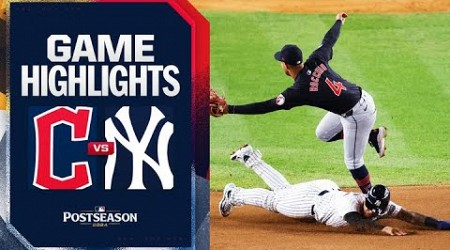 Guardians vs. Yankees ALCS Game 1 Highlights (10/14/24) | MLB Highlights