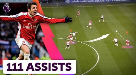 Cesc Fabregas All 111 Assists from a Premier League Legend!