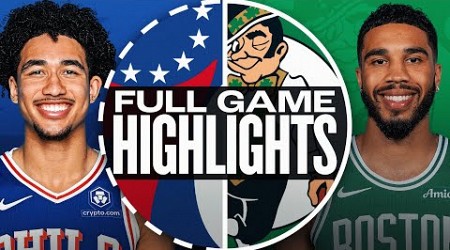 Game Recap: Celtics 139, 76ers 89