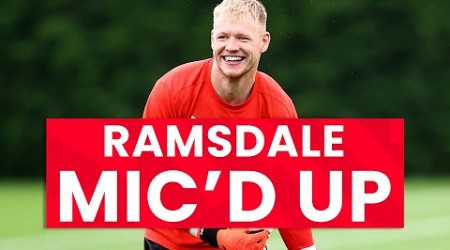 INSIDE TRAINING: Elite goalkeeper Aaron Ramsdale mic&#39;d up 