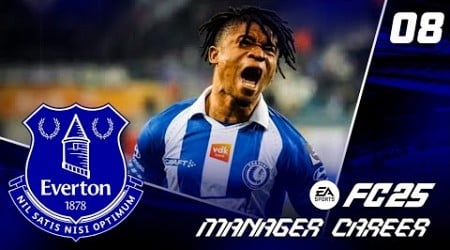 OUR NEW STRIKER IS AMAZING!! FC 25 EVERTON CAREER MODE EP8