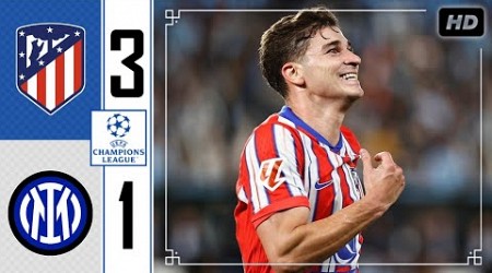 Atletico Madrid vs Inter Milan 3-1 • Champions League Highlights &amp; All Goals • Hasil Bola Tadi Malam