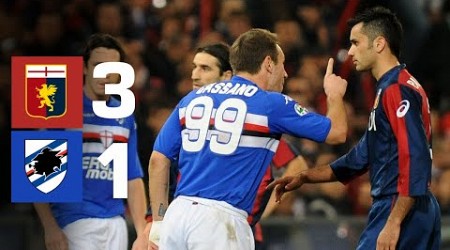 CASSANO/PAZZINI vs MILITO/MOTTA! Quando GENOVA aveva un DERBY EUROPEO | GENOA v SAMP 08/09