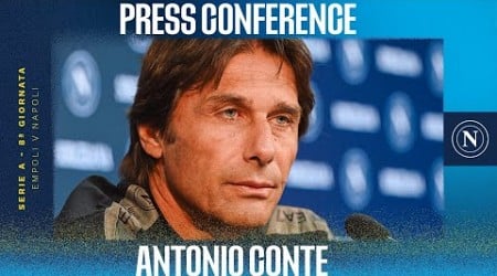 LIVE | La conferenza stampa di Mister Antonio Conte in vista di Empoli - Napoli