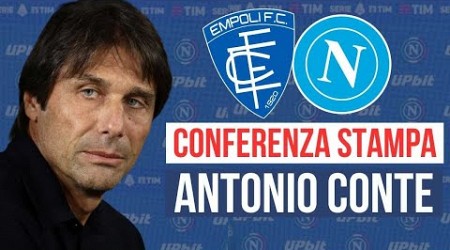 CONTE in conferenza stampa per Empoli Napoli 