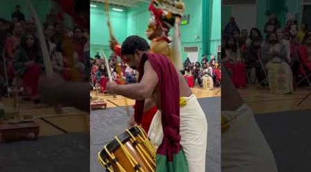 Aneesh parothumchal with muthappan vellattam at southampton UK #muthappan #unitedkingdom #parassini