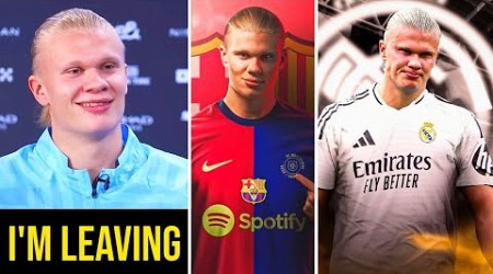 IT’S OVER?! Haaland leaves Manchester City for La Liga! REAL MADRID AND BARCELONA ARE AWAITING!