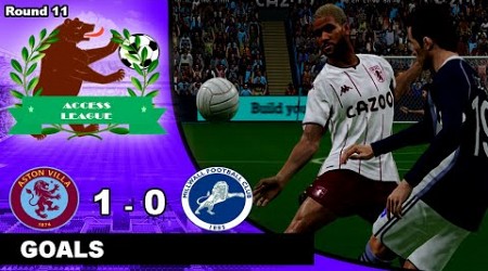 Aston Villa 1-0 Millwall - Round 11 Goals Access League 2nd Division