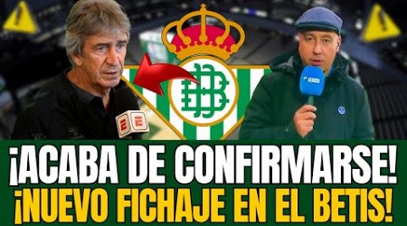 ¡NOTICIÓN DE ÚLTIMA HORA! ¡ESTÁ HECHO! ¡NOS HA PILLADO A TODOS POR SORPRESA! NOTICIAS DEL REAL BETIS