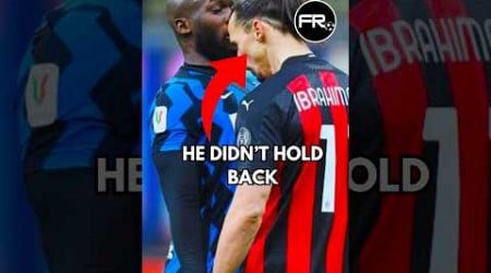 Zlatan didn’t hold back against Lukaku!