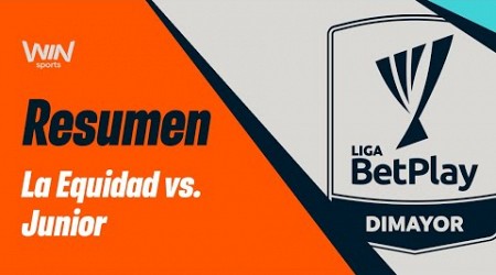 La Equidad vs. Junior (resumen y goles) | Liga BetPlay Dimayor 2024-2 | Fecha 14