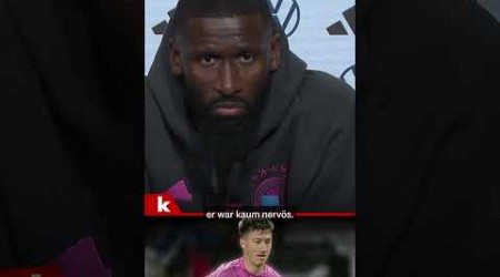 Rüdiger: &quot;Ich bin schon ein bisschen Fan von Angelo Stiller&quot; #shorts