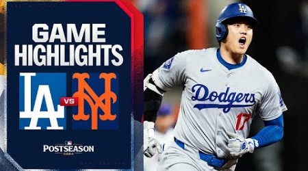 Dodgers vs. Mets NLCS Game 4 Highlights (10/17/24) | MLB Highlights