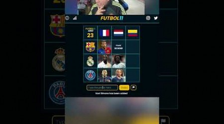 FUTBOL 11 GRID Thierry Henry BARCELONA #fifa #adivinaeljugador#quizfutbol #fc24shorts #ligamx #grid