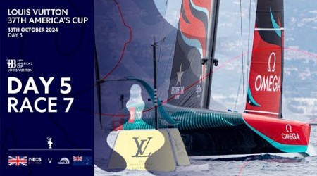 Louis Vuitton 37th America&#39;s Cup Race 7 | INEOS Britannia vs Emirates Team New Zealand | Full Replay