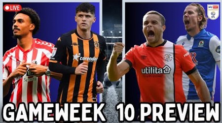 Live Efl Championship Gameweek 10 Preview! M1 Mid Off! Hull City HOST Sunderland!