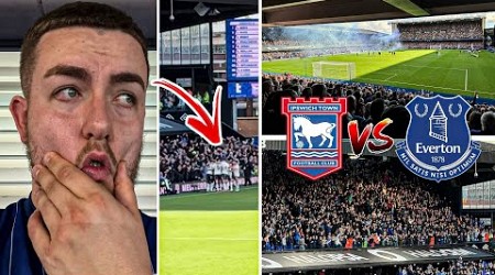 IPSWICH TOWN VS EVERTON | 0-2 | AWAY FANS ESCORTED &amp; 3,000 EVERTON FANS GO MENTAL AS THEY WIN!!!