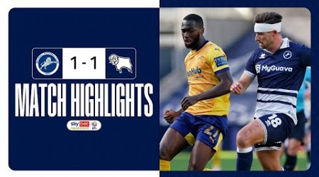 Millwall 1-1 Derby County | Highlights