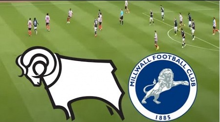 Millwall FC 1-1 Derby County Highlights | EFL Championship 2024-2025