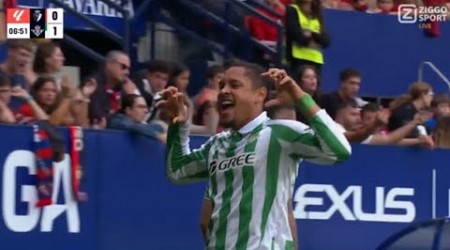 Vitor Roque Goal, Osasuna vs Real Betis (0-1) Goals and Extended Highlights